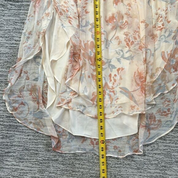 NWT Shona Joy Cross Front Midi Dress Blush/Multi Size 8 - Picture 11 of 13